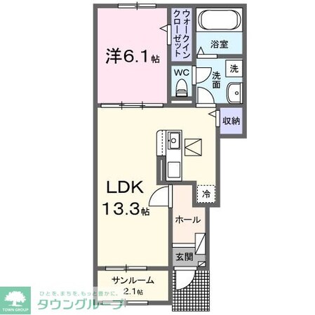 フリーデグランツの物件間取画像